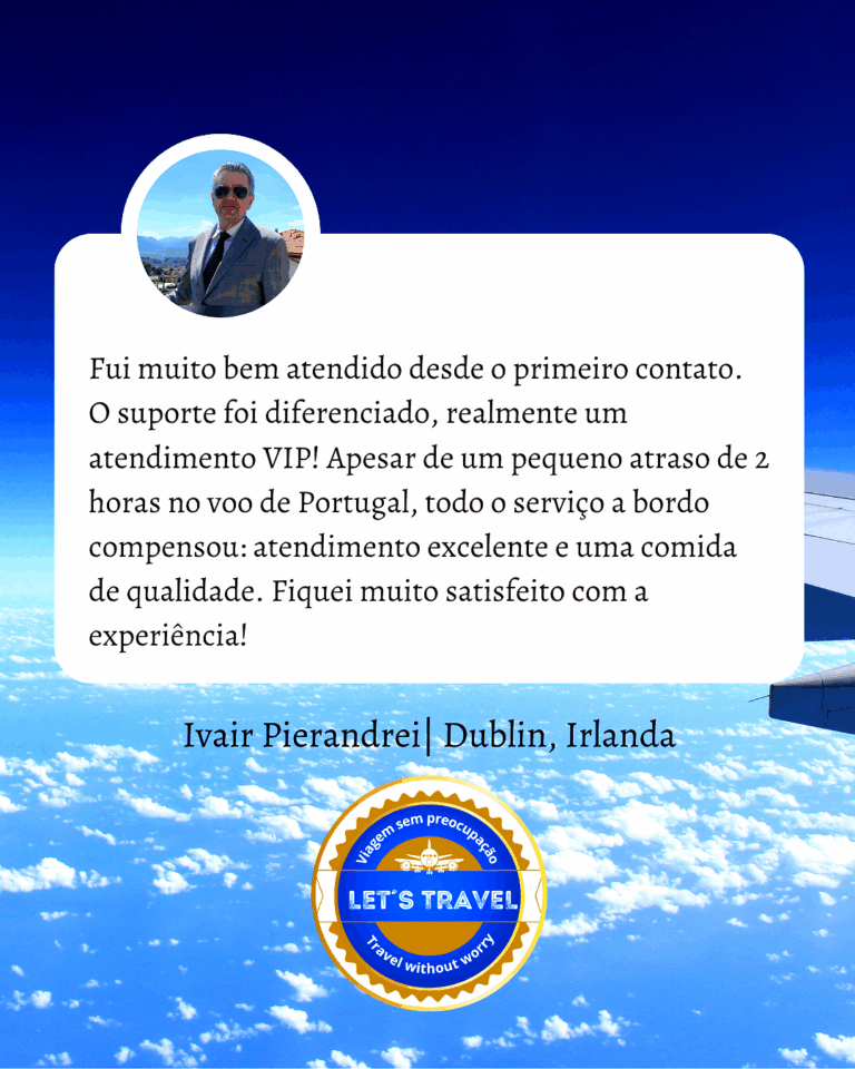 Agência de viagens Let's Travel 2 Depoimentos da Agência de viagens Let's Travel